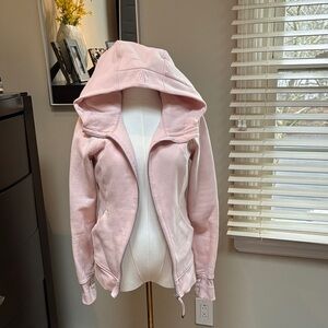 lululemon athletica Light Pink Scuba Hoodie